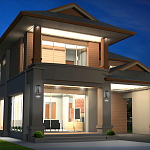 Настенный фонарь уличный прямоугольный черного цвета со стеклом с пузырьками Eurofase варинант исполнения - 6 | Loft Concept в Перми