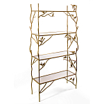 Стеллаж металлический с птичками Primavera варинант исполнения - 2 | Loft Concept в Перми