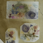 Шкатулка из эпоксидной смолы с цветами белая Epoxy Resin Flowers Box White варинант исполнения - 3 | Loft Concept в Перми