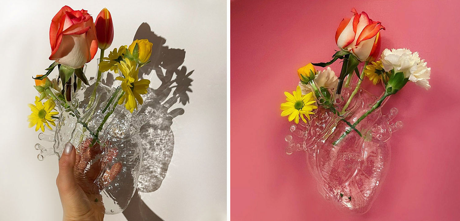 Ваза Seletti Love in Bloom Glass Ваза Seletti Love in Bloom Glass - Loft-Concept в Перми