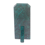 Часы погон ВС подарочные настольные из натурального камня Змеевик Military Clock варинант исполнения - 15 | Loft Concept в Перми