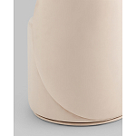 Пуф Loreen со спинкой вращающийся велюр молочный варинант исполнения - 3 | Loft Concept в Перми