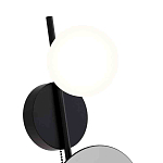 Бра с матовым плафоном в форме шара и зеркальной плоской панелью Lunar Echo  варинант исполнения - 1 | Loft Concept в Перми