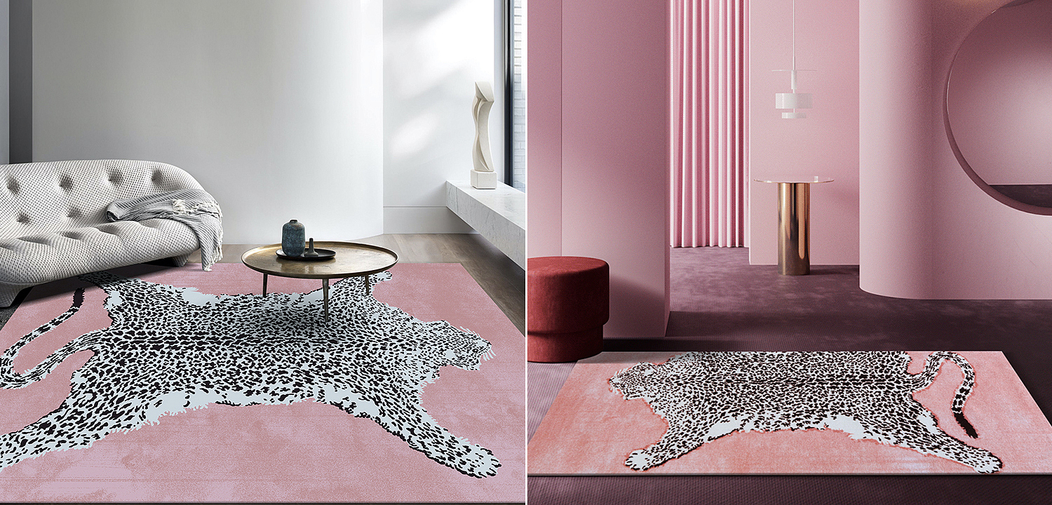 Ковер Colored Beasts pink Ковер Colored Beasts pink - Loft-Concept в Перми