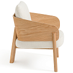 Кресло с каркасом из массива дуба Gallin Chair Boucle варинант исполнения - 3 | Loft Concept в Перми