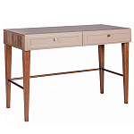Стол письменный из массива бука с 2-мя ящиками бежевый Wenge Light варинант исполнения - 1 | Loft Concept в Перми
