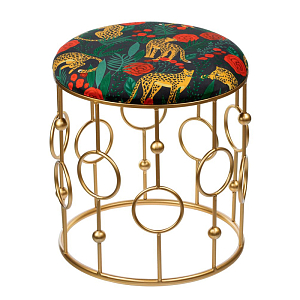 Пуф Bright PUF Print golden ring