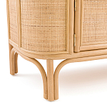 ТВ-тумба из плетеного ротанга Simone Rattan TV Stand варинант исполнения - 5 | Loft Concept в Перми