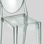 Прозрачный стул с серым оттенком LOUIS GHOST CHAIR варинант исполнения - 7 | Loft Concept в Перми