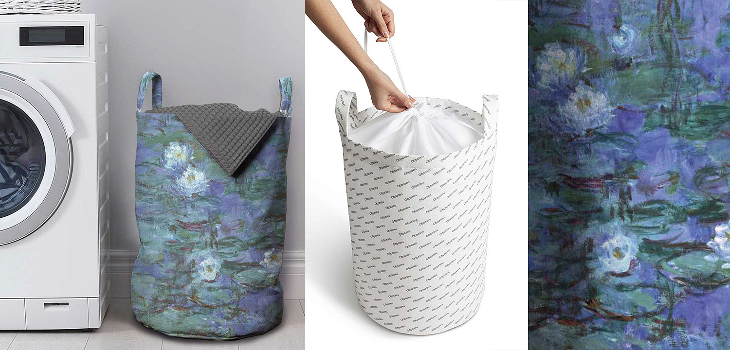 Корзина Lilies Impressionism Basket Корзина Lilies Impressionism Basket - Loft-Concept в Перми