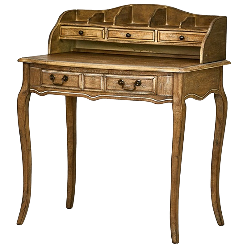 Стол-бюро из массива дерева Margery Provence Desk Коричневый Стол-бюро из массива дерева Margery Provence Desk Коричневый в Перми | Loft Concept