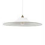 Подвесной вязаный белый светильник «Токио»  варинант исполнения - 1 | Loft Concept в Перми