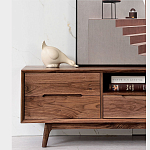 Тумба под телевизориз массива дерева TV Stand made of Walnut Wood варинант исполнения - 3 | Loft Concept в Перми