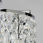 Потолочный светильник круглый с прозрачными подвесками Lunet варинант исполнения - 13 | Loft Concept в Перми