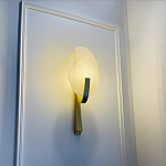 Бра с мраморным рассеивателем овальной формы Torch варинант исполнения - 6 | Loft Concept в Перми