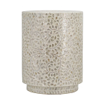 Приставной столик с рисунком из раковин устриц Bone Inlay варинант исполнения - 2 | Loft Concept в Перми