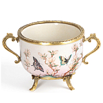 Фарфоровая чаша с бронзовыми элементами Eden Garden варинант исполнения - 1 | Loft Concept в Перми