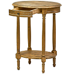 Деревянный овальный кофейный стол Margery Provence Coffee Table варинант исполнения - 2 | Loft Concept в Перми