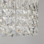 Потолочный светильник круглый с прозрачными подвесками Lunet варинант исполнения - 14 | Loft Concept в Перми