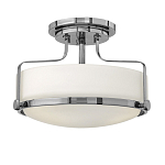 Потолочный светильник с круглым матовым белым плафоном Hinkley варинант исполнения - 9 | Loft Concept в Перми