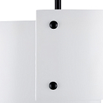 Потолочный светильник круглый светодиодный Semicircular White Panels белый варинант исполнения - 1 | Loft Concept в Перми