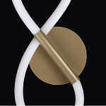 Бра с белым плафоном в форме восьмерки и круглым основанием Luke Lampco Tracer Lamp варинант исполнения - 5 | Loft Concept в Перми