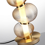 Настольная лампа с 3-мя рифлеными стеклянными шарами Marcelh Light варинант исполнения - 4 | Loft Concept в Перми