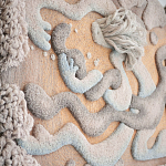 Тканый вручную монументальный настенный гобелен Soft Inception варинант исполнения - 2 | Loft Concept в Перми