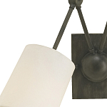 Бра с двумя тканевыми абажурами в форме цилиндра Prerequisites варинант исполнения - 1 | Loft Concept в Перми