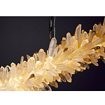 Люстра линейная светодиодная из необработанных кристаллов Mountain Comet варинант исполнения - 1 | Loft Concept в Перми