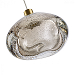 Подвесной светильник с прозрачным стеклянным плафоном округлой формы Effervia  варинант исполнения - 8 | Loft Concept в Перми