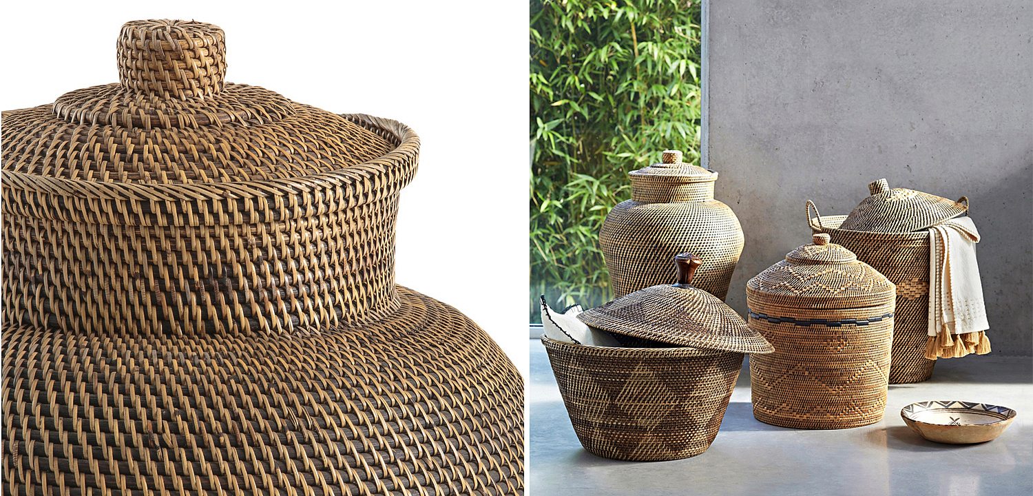 Ваза с крышкой Wicker Vase Ваза с крышкой Wicker Vase - Loft-Concept в Перми