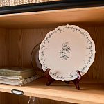 Книжный шкаф из массива сосны с металлической лестницей Burton Wood Cabinet варинант исполнения - 9 | Loft Concept в Перми