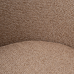 Кресло вращающееся черно-золотая рогожка Julia Armchair Golden Belt варинант исполнения - 4 | Loft Concept в Перми