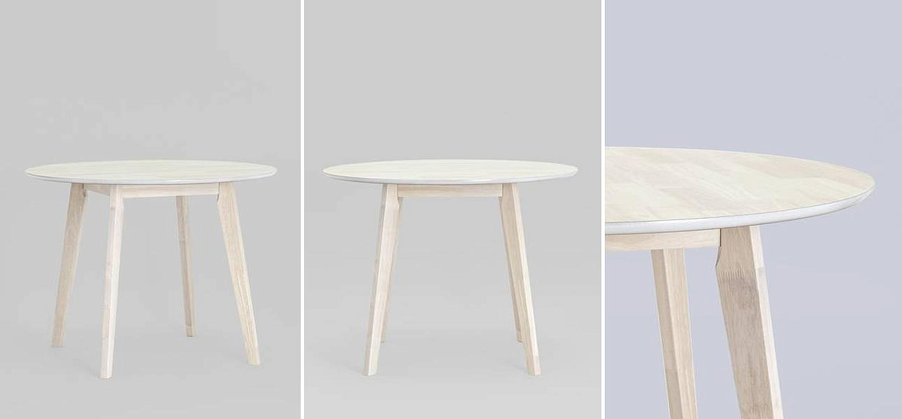Стол обеденный Bleached Oak Стол обеденный Bleached Oak - Loft-Concept в Перми