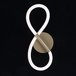 Бра с белым плафоном в форме восьмерки и круглым основанием Luke Lampco Tracer Lamp варинант исполнения - 2 | Loft Concept в Перми