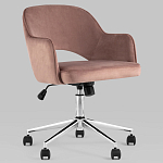 Кресло для компьютерного стола Veloury Pink варинант исполнения - 2 | Loft Concept в Перми
