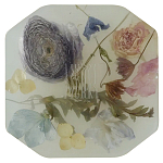 Шкатулка из эпоксидной смолы с цветами белая Epoxy Resin Square Box White варинант исполнения - 1 | Loft Concept в Перми