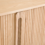 Длинный низкий буфет с 2-мя раздвижными дверцами Toinette Light Cupboard варинант исполнения - 12 | Loft Concept в Перми