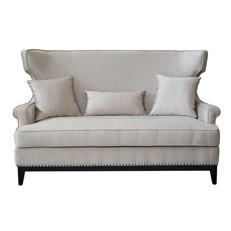 Диван Seine Sofa Velvet 2 Бежево-серый Диван Seine Sofa Velvet 2 Бежево-серый в Перми | Loft Concept