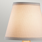 Бра со стеклянным шарообразным декором с пузырьками и бежевым абажуром Feiss варинант исполнения - 2 | Loft Concept в Перми