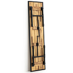 Скамья с сиденьем из массива акации Damon Industrial Wooden Bench варинант исполнения - 3 | Loft Concept в Перми