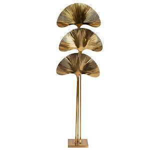 Торшер золотые листья пальмы Las Palmas