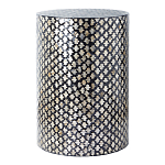 Столик круглый с инкрустацией Laura Black варинант исполнения - 1 | Loft Concept в Перми