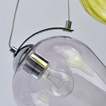 Люстра каскадная с 9-ю разноцветными стеклянными плафонами Kaleido варинант исполнения - 10 | Loft Concept в Перми