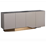 Комод со стеклянной столешницей и с выдвижными ящиками Minimalist Accent варинант исполнения - 1 | Loft Concept в Перми