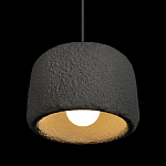 Подвесной светильник с цилиндрическим фактурным абажуром Sergey Makhno варинант исполнения - 5 | Loft Concept в Перми