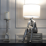Настольная лампа TERRAMI с абажуром варинант исполнения - 3 | Loft Concept в Перми
