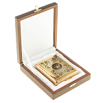 Портсигар на 20 сигарет с гравюрой Герба РФ в подарочной коробке Metal Cigarettes Cases варинант исполнения - 2 | Loft Concept в Перми