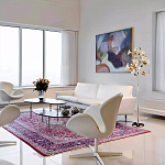 Торшер в виде белых и золотых цветов каллы Refined Taste of Light варинант исполнения - 1 | Loft Concept в Перми